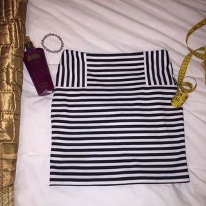 Forever 21 Striped Pencil Skirt